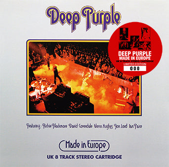 DEEP PURPLE / MADE IN EUROPE UK 8 TRACK STEREO CARTRIDGE (1CD)