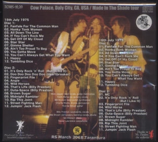 THE ROLLING STONES / DON'T SPURN COW PALACE (4CD)