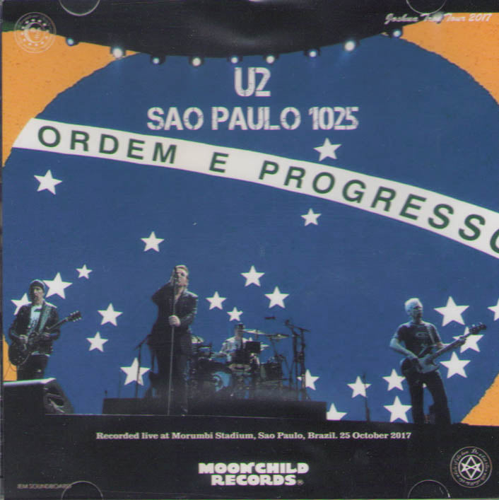 U2 Sao Paulo 1025 Joshua Tree Tour 2017 2CD Moonchild Records