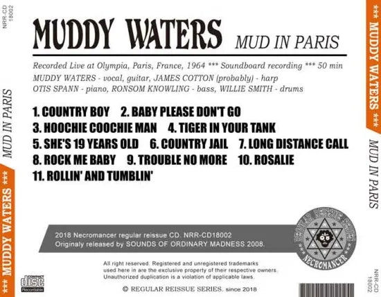 MUDDY WATERS / MUD IN PARIS (1CDR)