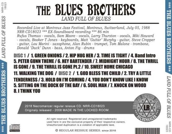 THE BLUES BROTHERS / LAND FULL OF BLUES (2CDR)