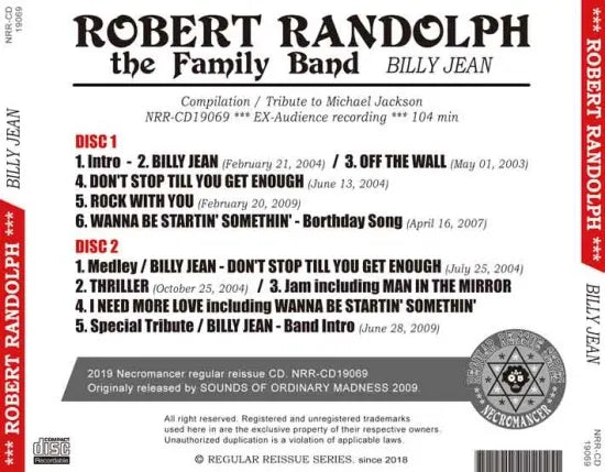 ROBERT RANDOLPH, BILLY JEAN / TRIBUTE TO MICHAEL JACKSON (2CDR)