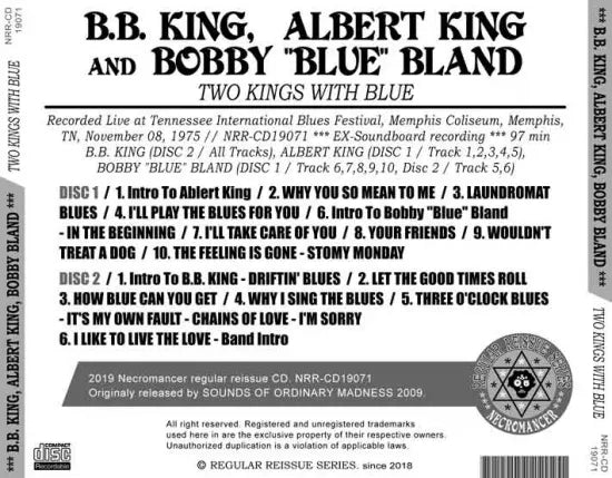 B.B. KING, ALBERT KING, BOBBY BLAND / TWO KINGS WITH BLUE (2CDR)