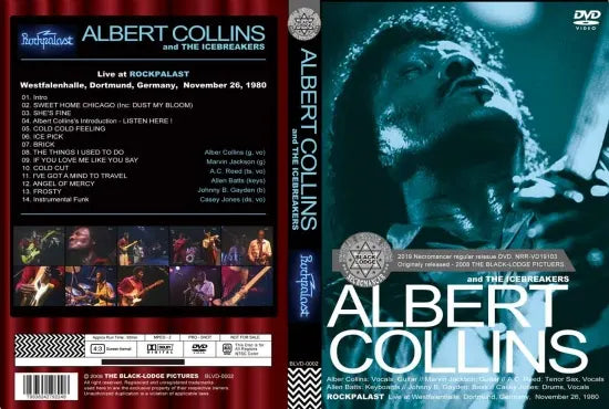 ALBERT COLLINS / LIVE AT ROCKPALAST (1DVDR)