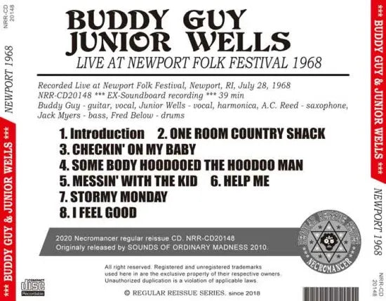 BUDDY GUY & JUNIOR WELLS / LIVE AT NEWPORT FOLK FESTIVAL 1968 (1CDR)