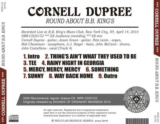 CORNELL DUPREE / ROUND ABOUT B.B. KING'S (1CDR)