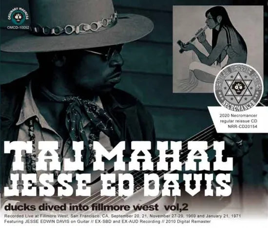 TAJ MAHAL FEATURING JESSE ED DAVIS / DUCKS DIVED IN TO FILLMORE WEST Vol.2 (4CDR)