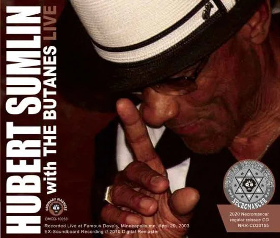 HUBERT SUMLIN WITH THE BUTANES / LIVE IN MINNEAPOLIS 2003 (3CDR)