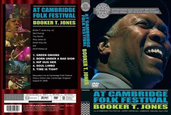 BOOKER T. JONES / AT CAMBRIDGE FOLK FESTIVAL (1DVDR)