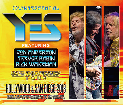 YES Featuring ANDERSON, RABIN, WAKEMAN / HOLLYWOOD & SAN DIEGO 2018 (4CDR)