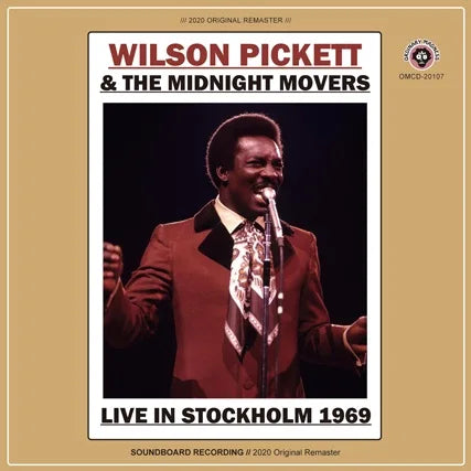 WILSON PICKETT & THE MIDNIGHT MOVERS / LIVE IN STOCKHOLM 1969 (1CDR)