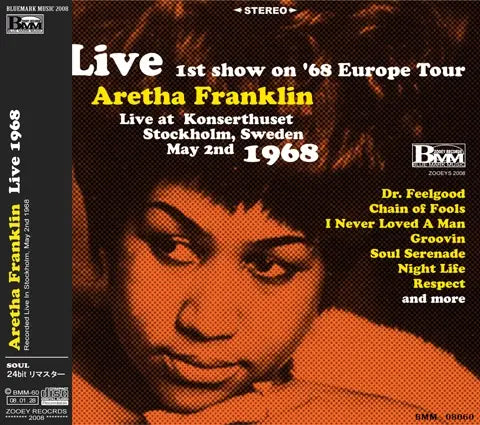 ARETHA FRANKLIN / LIVE 1968 (1CDR)