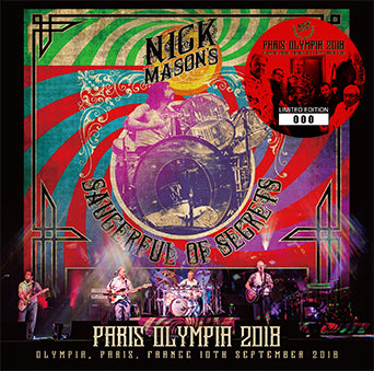 NICK MASON'S SAUCERFUL OF SECRETS / PARIS OLYMPIA 2018 (2CD+1DVDR)