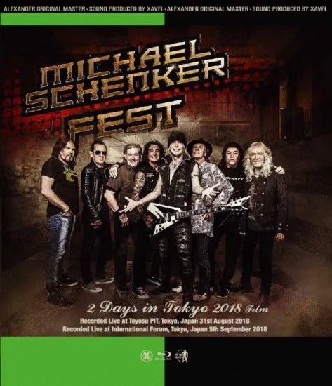 MICHAEL SCHENKER FEST / 2 DAYS IN TOKYO 2018 FILM (3BDR)