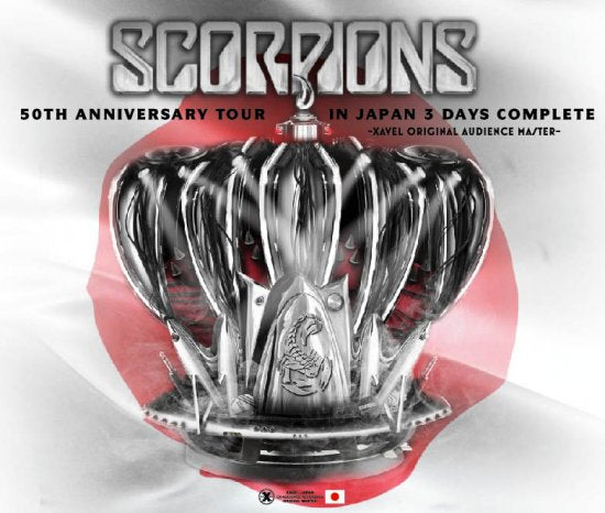 SCORPIONS / 50TH ANNIVERSARY TOUR IN JAPAN 3 DAYS COMPLETE (6CDR)