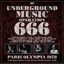 V.A. UNDERGROUND MUSIC FESTIVAL / OPERATION 666: PARIS OLYMPIA 1970 PRO SHOT (2DVDR)