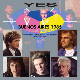 YES / BUENOS AIRES 1985 FINAL NIGHT STEREO SOUNDBOARD (2CDR)