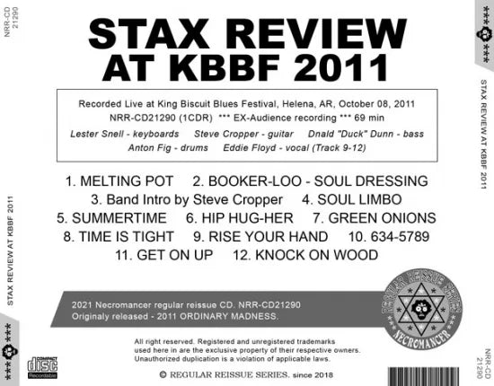 STAX REVIEW / AT KBBF 2011 (1CDR)