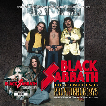 BLACK SABBATH / DEFINITIVE PROVIDENCE 1975 (2CD+1CDR)