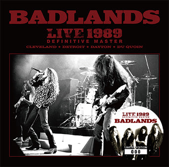 BADLANDS / LIVE 1989 DEFINITIVE MASTER SOUNDBOARD (2CD+1DVDR)