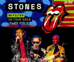 THE ROLLING STONES / NO FILTER US TOUR 2019 FedEX FIELD, LANDOVER, MARYLAND (2CDR+1DVDR)