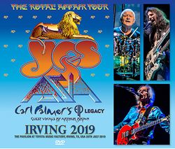 YES/ASIA/CARL PALMER'S ELP LEGACY / IRVING 2019 (3DVDR)