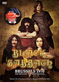 BLACK SABBATH / BRUSSELS 1970 ORIGINAL POP SHOP MASTER (1DVD+1CD)