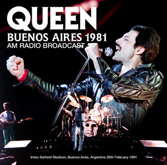 QUEEN / BUENOS AIRES 1981 AM RADIO BROADCAST  SOUNDBOARD (2CDR)