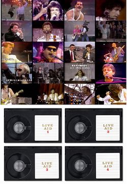 V.A. / LIVE AID JAPANESE BROADCAST PRO SHOT (4DVDR)