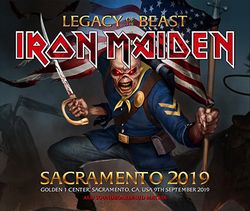 IRON MAIDEN / SACRAMENTO 2019 ALD SOUNDBOARD/AUD MATRIX (2CDR+1DVDR)