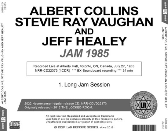 ALBERT COLLINS, STEVIE RAY VAUGHAN AND JEFF HEALEY / JAM 1985 (1CDR)