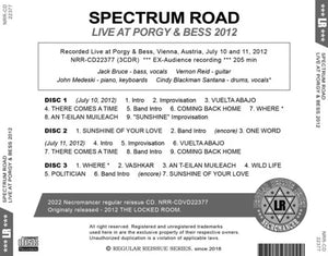 SPECTRUM ROAD / LIVE AT PORGY & BESS 2012 (3CDR)