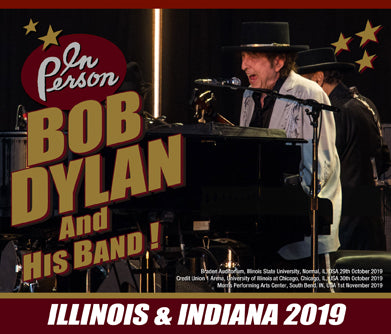 BOB DYLAN / ILLINOIS & INDIANA 2019 (6CDR)