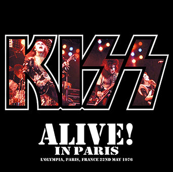 KISS / ALIVE! IN PARIS SOUNDBOARD (1CDR)