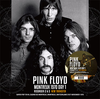 PINK FLOYD / MONTREUX 1970 DAY 1 RECORDER 2 & 3 NEW TRANSFER (2CD)