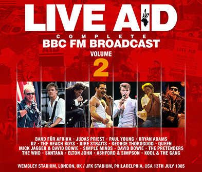 V.A.(JUDAS PRIEST,QUEEN,ELTON JOHN AND MORE) / LIVE AID COMPLETE BBC FM BROADCAST VOLUME 2 STEREO SOUNDBOARD (5CDR)