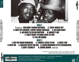 BUDDY GUY & JUNIOR WELLS / LIVE AT COTATI CABARET 1984 (2CDR)