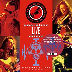 QUEENSRYCHE / OPERATION LIVECRIME NOVEMBER 1991 DAT MASTER STEREO SOUNDBOARD (1CD+1DVDR)