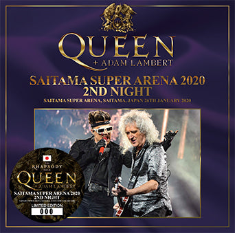 QUEEN + ADAM LAMBERT / SAITAMA SUPER ARENA 2020 2ND NIGHT (2CD)