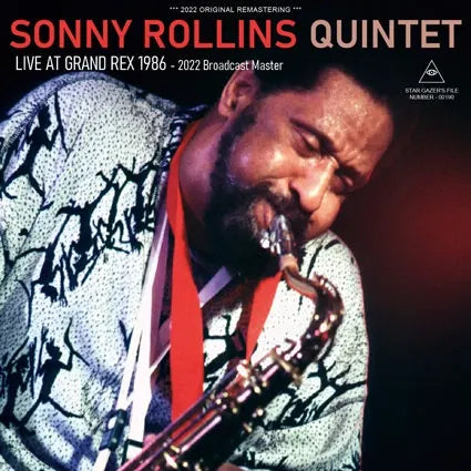 SONNY ROLLINS QUINTET / LIVE AT GRAND REX 1986 2022 Broadcast Master (2CDR)