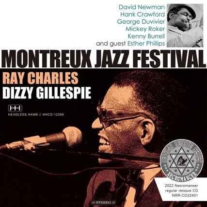 RAY CHARLES, DIZZY GILLESPIE AND ESTHER PHILLIPS / LIVE AT MONTREUX JAZZ FESTIVAL 1978 (1CDR)