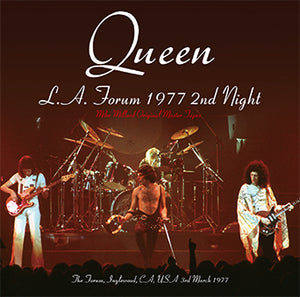 QUEEN / L.A. FORUM 1977 2ND NIGHT MIKE MILLARD ORIGINAL MASTER TAPES (2CD)