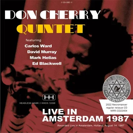 DON CHERRY QUINTET / LIVE IN AMSTERDAM 1987 (1CDR)