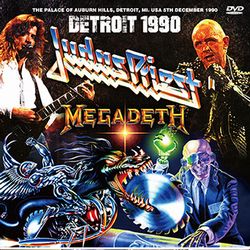 JUDAS PRIEST & MEGADETH / DETROIT 1990 PRO SHOT (2DVDR)