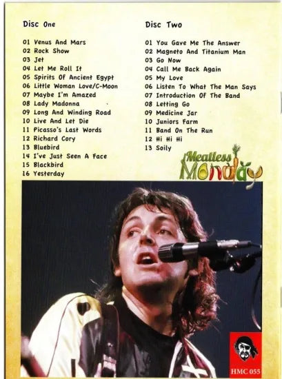 PAUL McCARTNEY / SIDNEY MYER MUSIC BOWL, MELBOURNE (2CD BOOKLET)