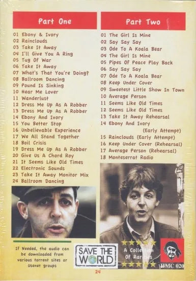 PAUL McCARTNEY / A REAL TREAT FOR THE FANATIC McCARTNEY CONNOISSEUR (2CDBOOKLET)