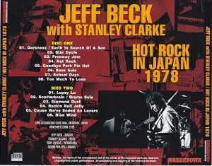 JEFF BECK WITH STANLEY CLARKE / HOT ROCK IN JAPAN 1978 (2CDR)