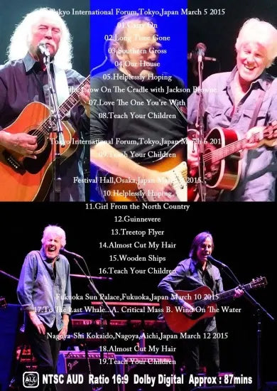 Crosby Stills & Nash / Japan Tour 2015 Scrap (1DVDR)