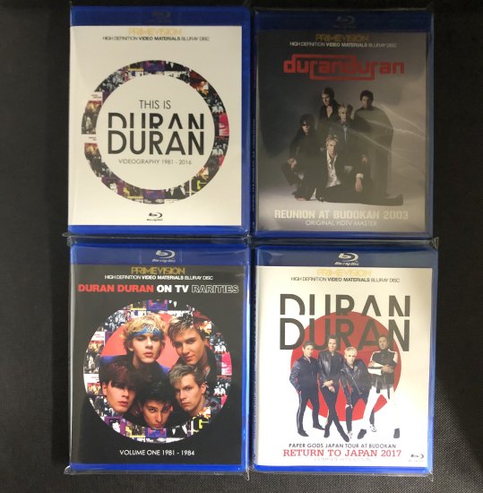 DURAN DURAN / THIS IS DURAN DURAN, ON TV RARITIES VOLUME ONE 1981-1984, REUNION AT BUDOKAN 2003, RETURN TO JAPAN 2017 : PAPER GODS JAPAN TOUR AT BUDOKAN (5BDR)