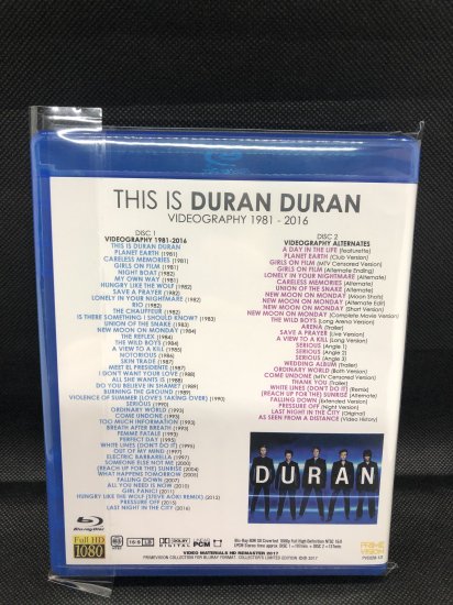 DURAN DURAN / THIS IS DURAN DURAN, ON TV RARITIES VOLUME ONE 1981-1984, REUNION AT BUDOKAN 2003, RETURN TO JAPAN 2017 : PAPER GODS JAPAN TOUR AT BUDOKAN (5BDR)